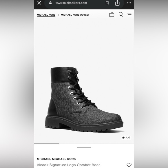 Michael Kors combat boots ✨🖤 - Picture 12 of 15